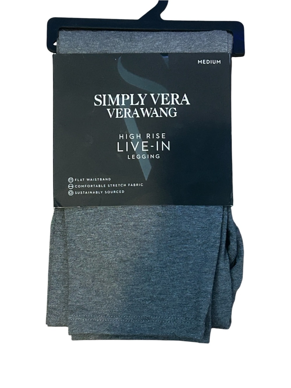Simply Vera Vera Wang High Rise Live-In Legging - Gray